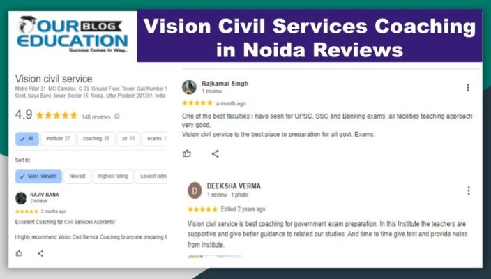 Vision Civil Service Coaching in Noida Review