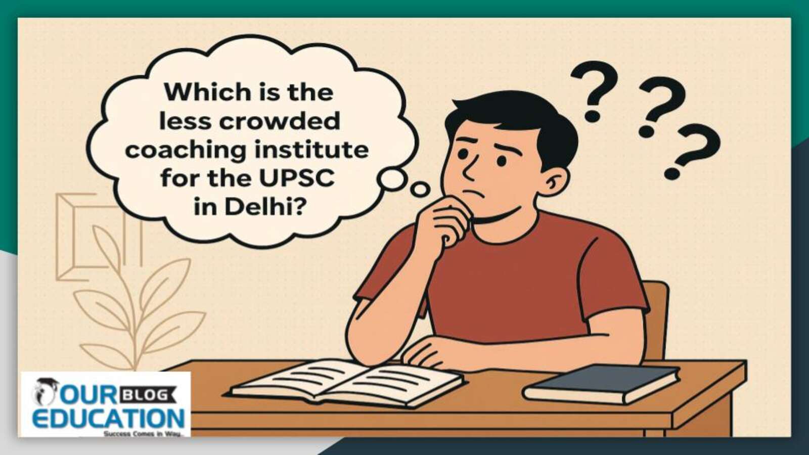 Which is the less crowded coaching Institute for the UPSC in Delhi?