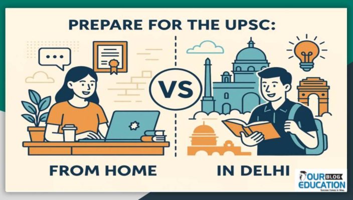 prepare for the UPSC from home vs in Delhi