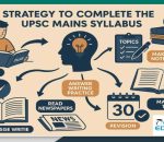 strategy to complete the UPSC Mains syllabus