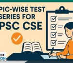 which institute in Hyderabad offers topic wise test series for UPSC