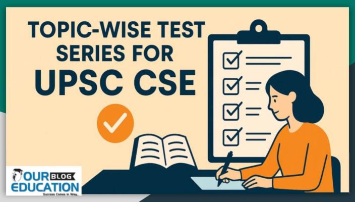 which institute in Hyderabad offers topic wise test series for UPSC