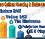 Best LAW Optional Coaching Institute in Mukherjee Nagar