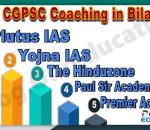 Top CGPSC coaching in Bilaspur