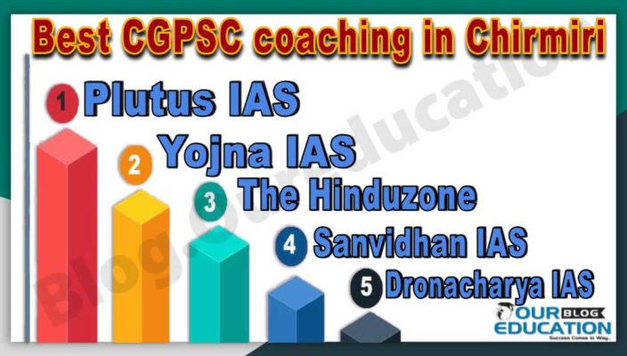 Top coaching for CGPSC in Chirmiri