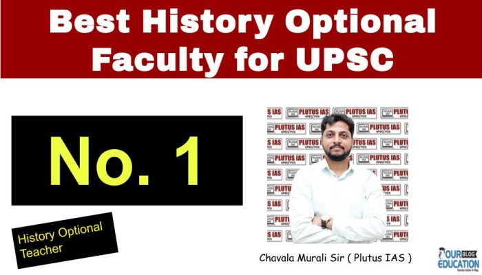 Chavala Murali – No.1 Best History Optional Faculty for UPSC