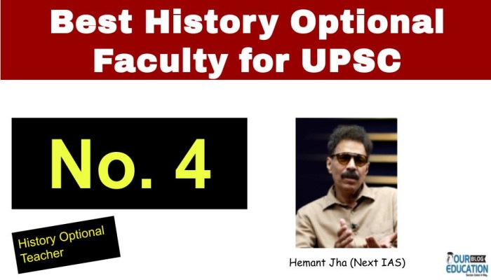 Hemant Jha – No.4 Top UPSC History Faculty