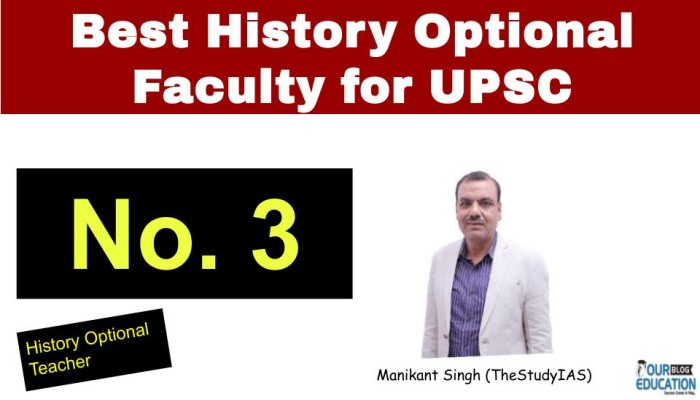 Manikant Singh – No.3 Best History Optional Teacher