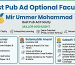 Best Pub Ad Optional UPSC Faculty