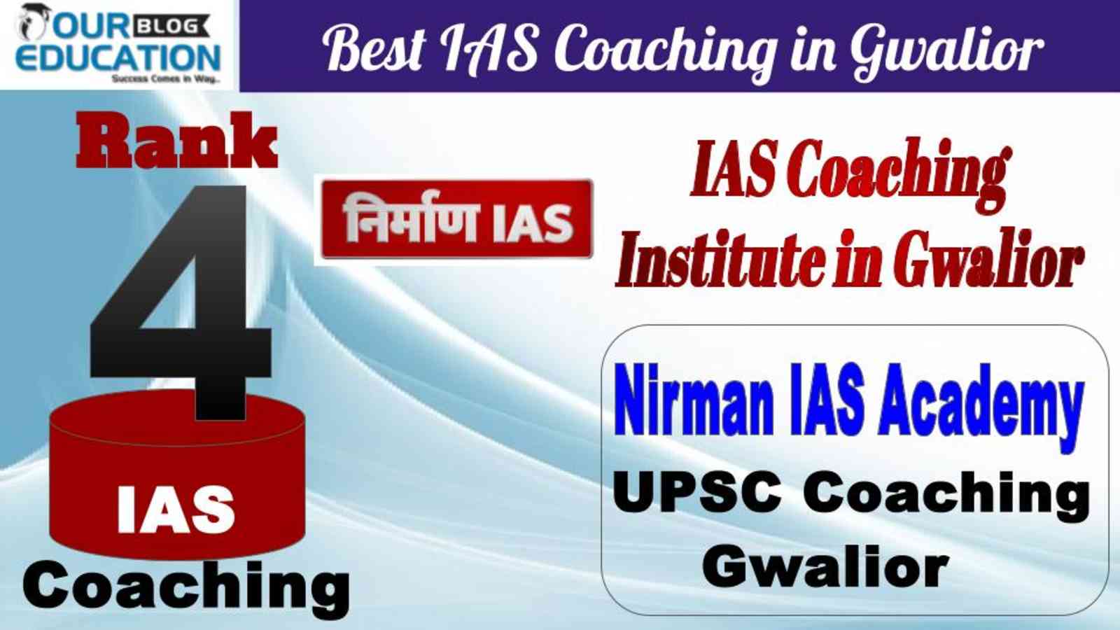 No.4 Best IAS Coaching in Gwalior Nirman IAS