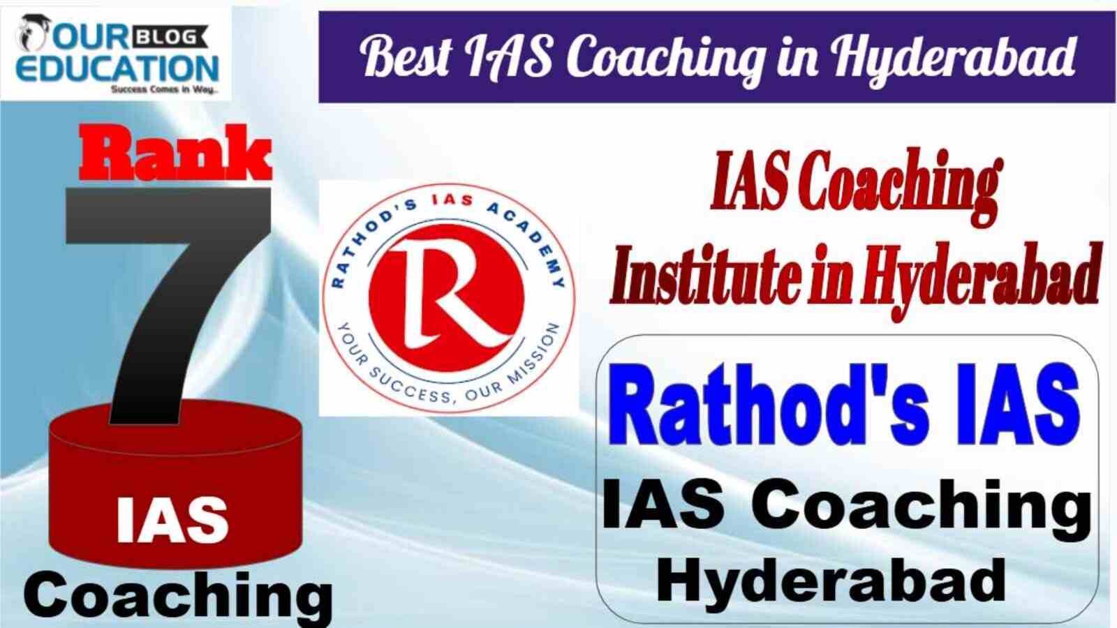 Best IAS Coaching in Hyderabad Rank 7 Rathod's IAS