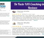 De Facto IAS Coaching in Delhi img