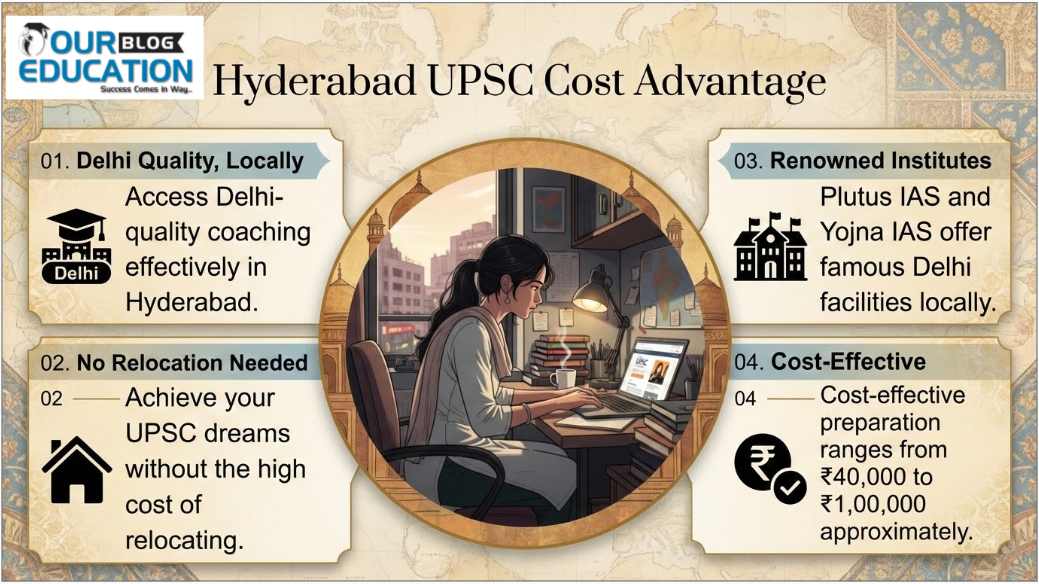 Hyderabad UPSC Cost Advantage