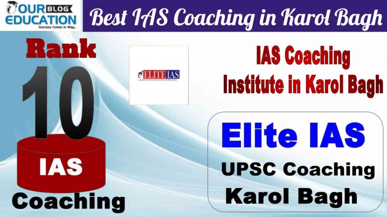 No. 10 Best IAS Coaching in Karol Bagh Elite IAS