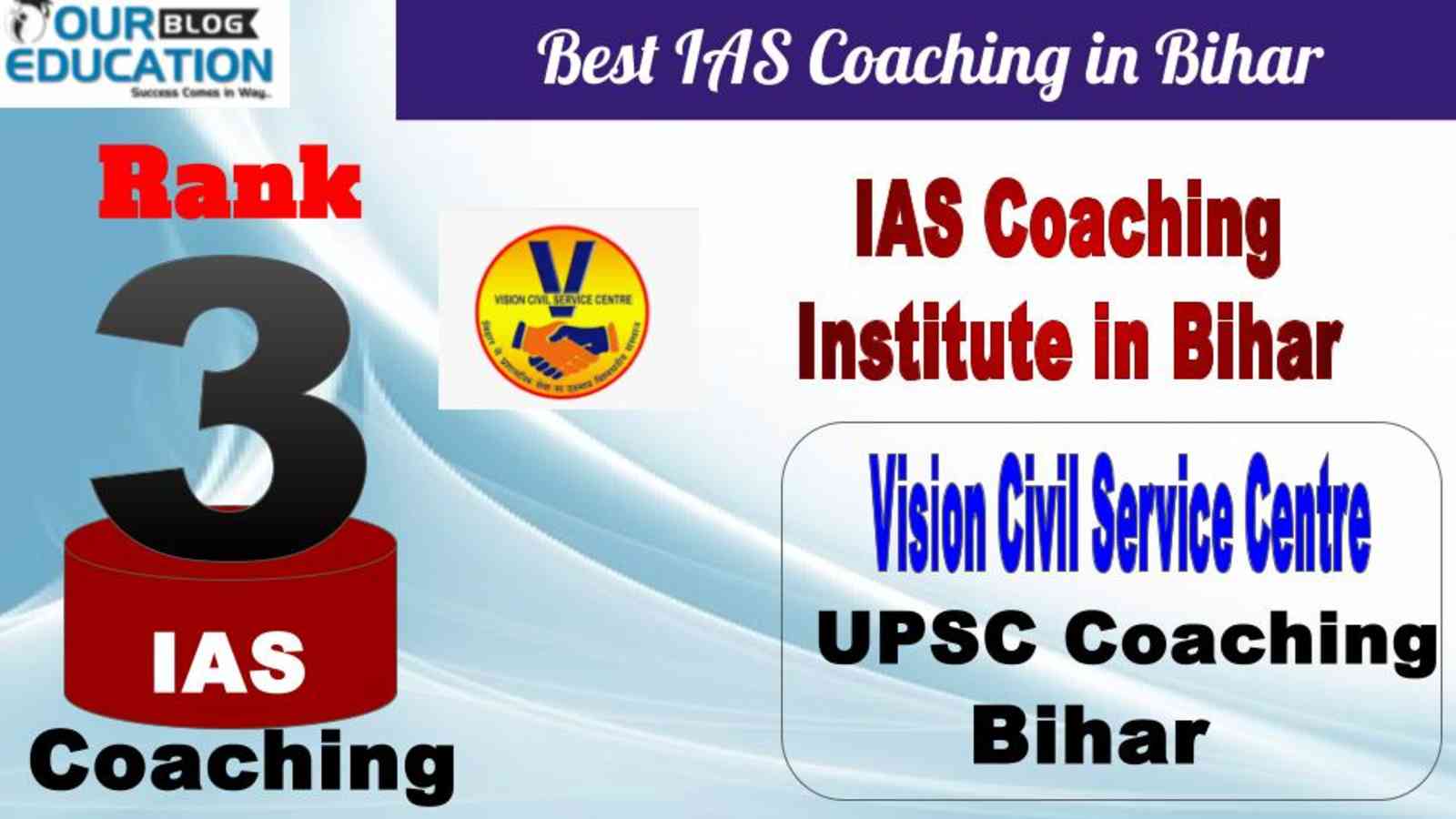 No.3 Best IAS Coaching in bihar Vision Civil Servives coaching