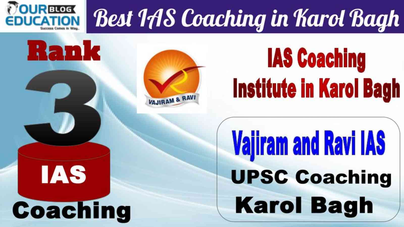 No.3 in Best IAS Coaching in Karol Bagh vajiram and ravi