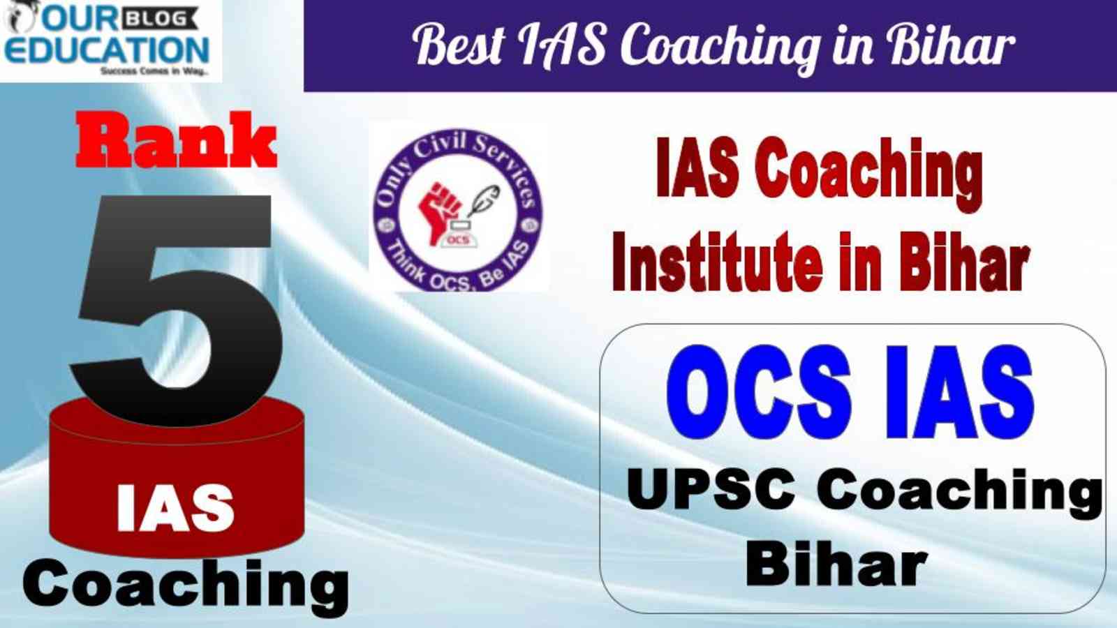 No.5 Best IAS Coaching in bihar OCS IAS