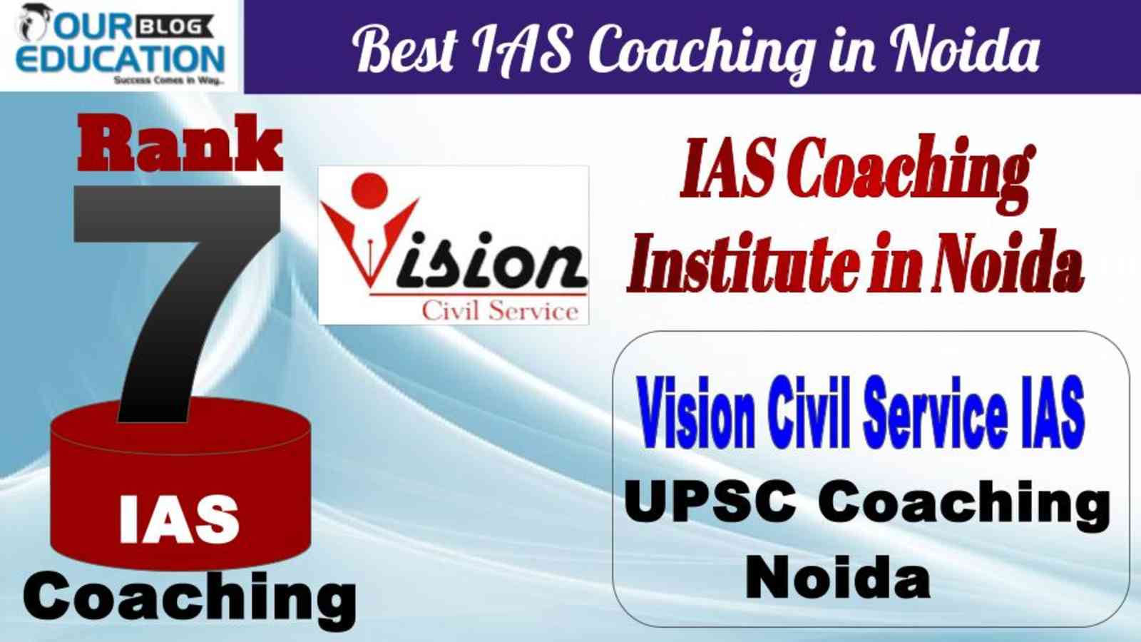 No.7 Best IAS Coaching in Noida Vision Civil Service IAS