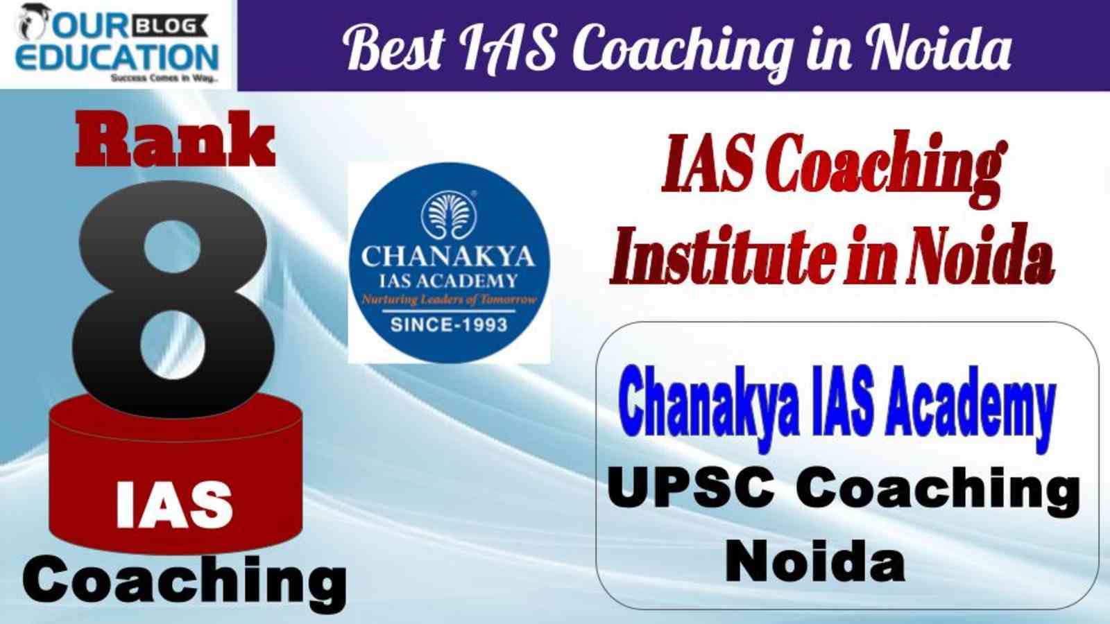 No.8 Best IAS Coaching in Noida Chanakya IAS Academy