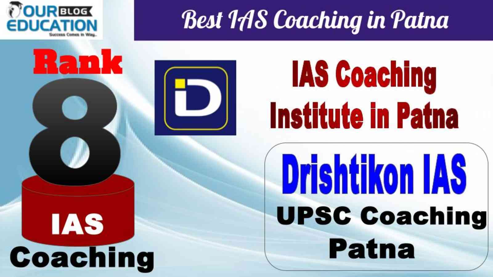 No.8 IAS Coaching in Patna Drishtikon IAS