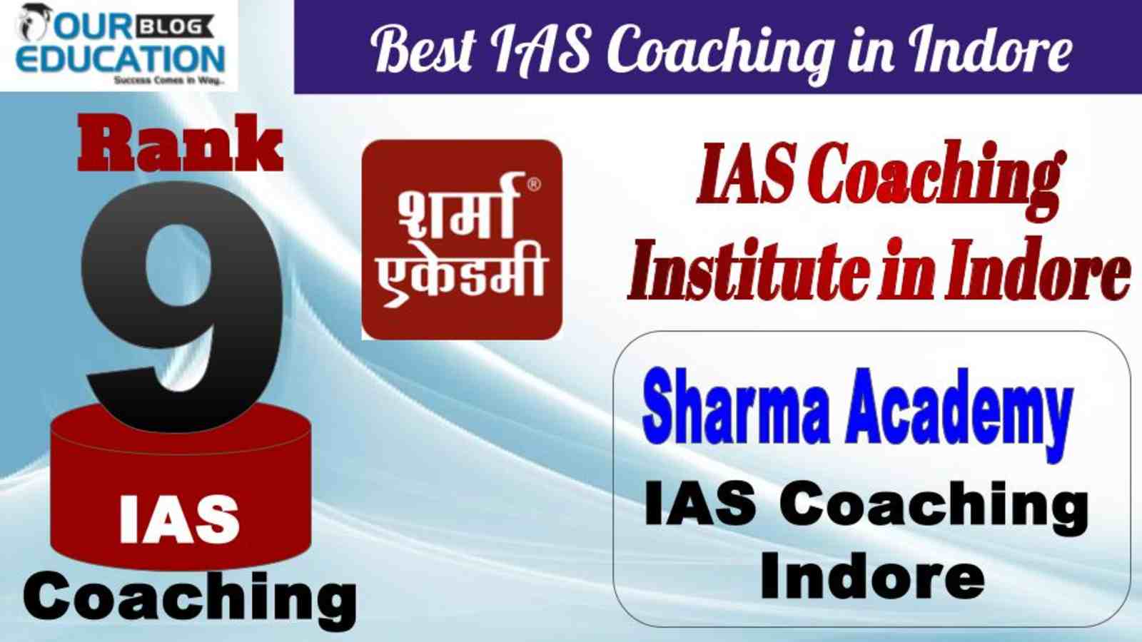 No.9  Best IAS Coaching in Indore Sharma academy