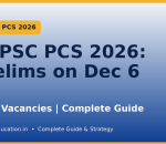 UPPSC PCS 2026 Prelims on December 6, 200+ vacancies banner