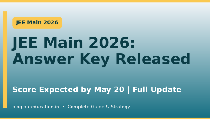 JEE Main 2026 answer key released banner