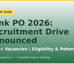 Bank PO 2026 recruitment drive banner