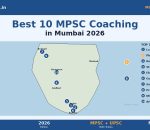 Best MPSC coaching in Mumbai 2026 banner — 10 institute pins across Dadar Andheri Borivali