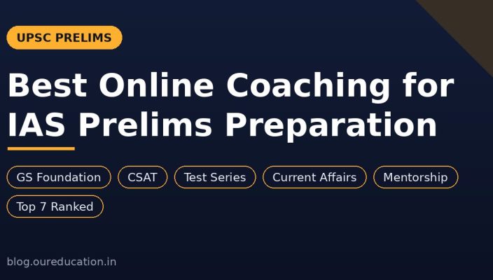 Best online coaching for IAS Prelims preparation — top 7 platforms ranked by genuine strength