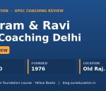 Vajiram and Ravi IAS Coaching Delhi 2026 review banner