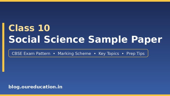 Class 10 Social Science sample paper — CBSE exam pattern, marking scheme and prep tips