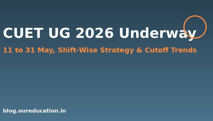 CUET UG 2026 exam schedule and strategy banner