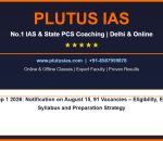 APPSC Group 1 2026: Notification on August 15, 91 Vacancies – Eligibility, Exam Pattern, Syllabus and Preparation Strategy - PLUTUS IAS