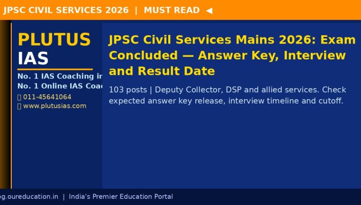 JPSC Civil Services Mains 2026 - Plutus IAS Best IAS Coaching India