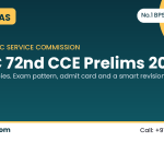 BPSC 72nd CCE Prelims 2026 exam update by Plutus IAS