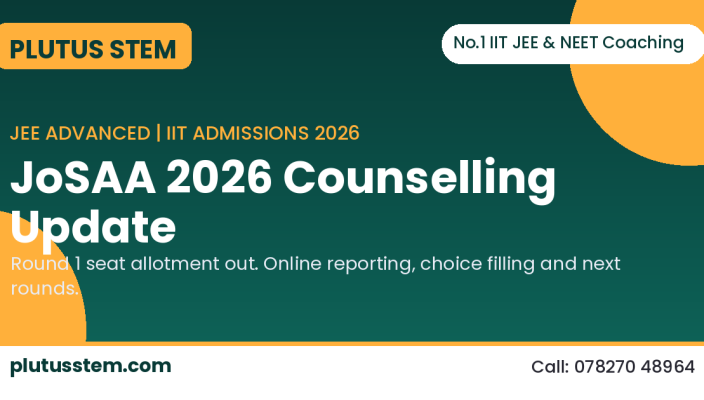 JoSAA 2026 Counselling guide by Plutus STEM