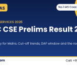 UPSC CSE Prelims Result 2026 result update by Plutus IAS