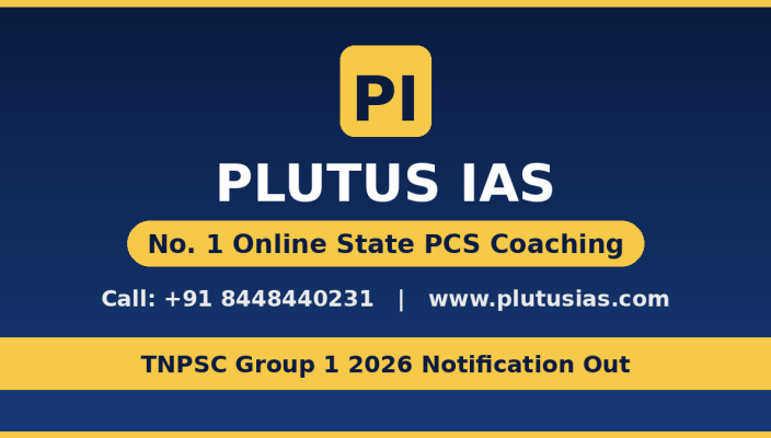 TNPSC Group 1 notification 2026 by Plutus IAS