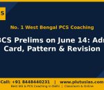 Plutus IAS banner on WBCS Prelims June 14 update, No 1 West Bengal PCS coaching