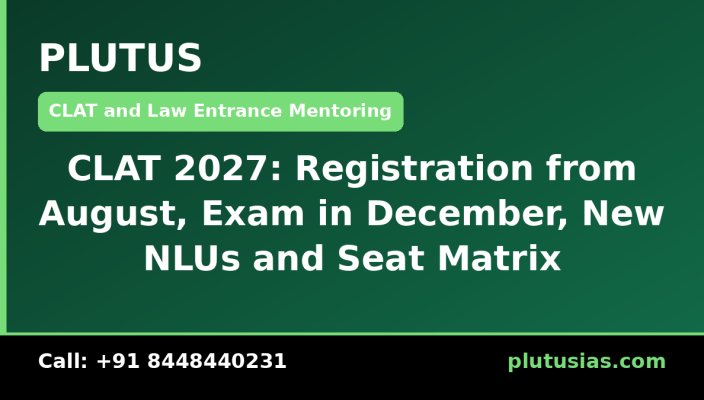 CLAT preparation registration exam date and new NLUs
