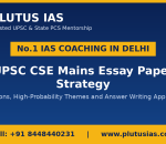 UPSC CSE Mains essay paper strategy guide by Plutus IAS