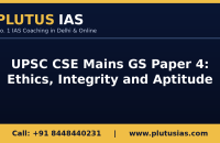UPSC CSE Mains GS Paper 4 ethics strategy banner by Plutus IAS
