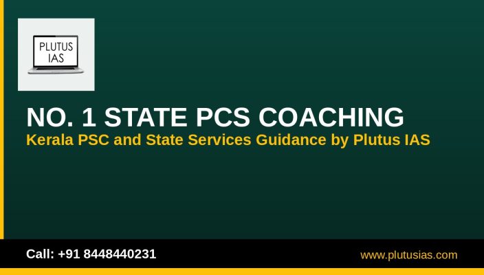 Plutus IAS No 1 state PCS coaching banner for Kerala PSC aspirants