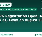 NEET PG registration open till July 21 with application steps and eight week study plan, banner by PlutusStem NEET and IIT JEE coaching