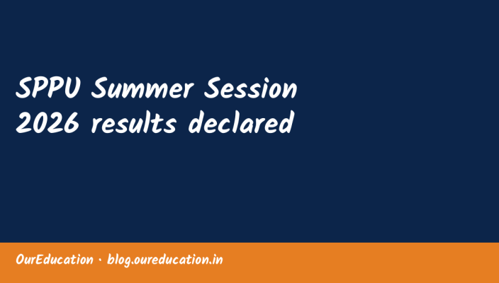 SPPU Summer Session 2026 results declared