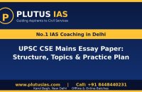 Plutus IAS banner for UPSC CSE Mains essay paper preparation