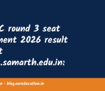 UPTAC round 3 seat allotment 2026 result out at uptac.samarth.edu.in: Direct link to download here