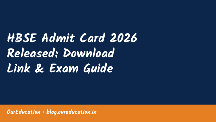 HBSE Admit Card 2026 Released: Download Link & Exam Guide