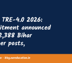 BPSC TRE-4.0 2026: Recruitment announced for 32,388 Bihar teacher posts, applications from September 1
